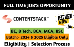 Contenstack Recruitment Drive 2023