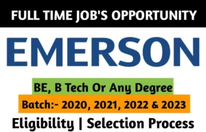Emerson Recruitment Drive 2023