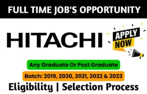 Hitachi Recruitment Drive 2023