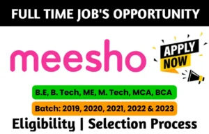 Meesho Off Campus Drive 2023