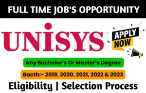 Unisys Recruitment Drive 2023