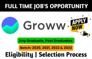 Groww Recruitment Drive 2023