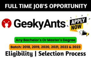 GeekyAnts Recruitment Drive 2023
