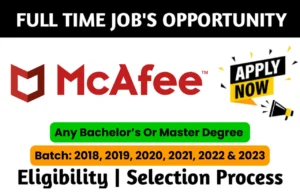 McAfee Recruitment Drive 2023
