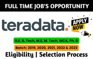 Teradata Recruitment Drive 2023