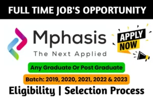 Mphasis Recruitment Drive 2023