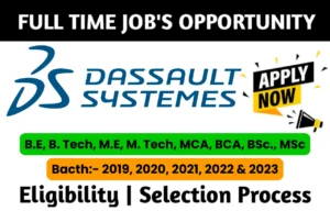 Dassault Systemes Recruitment Drive 2023