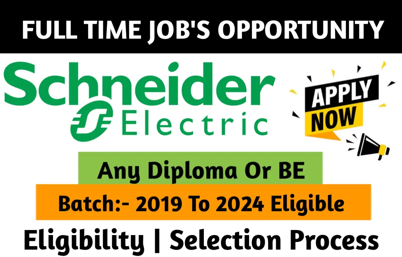 Schneider Electric Recruitment Drive 2023