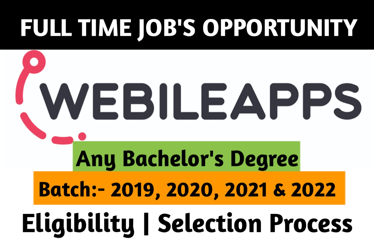 Webileapps Recruitment Drive 2023