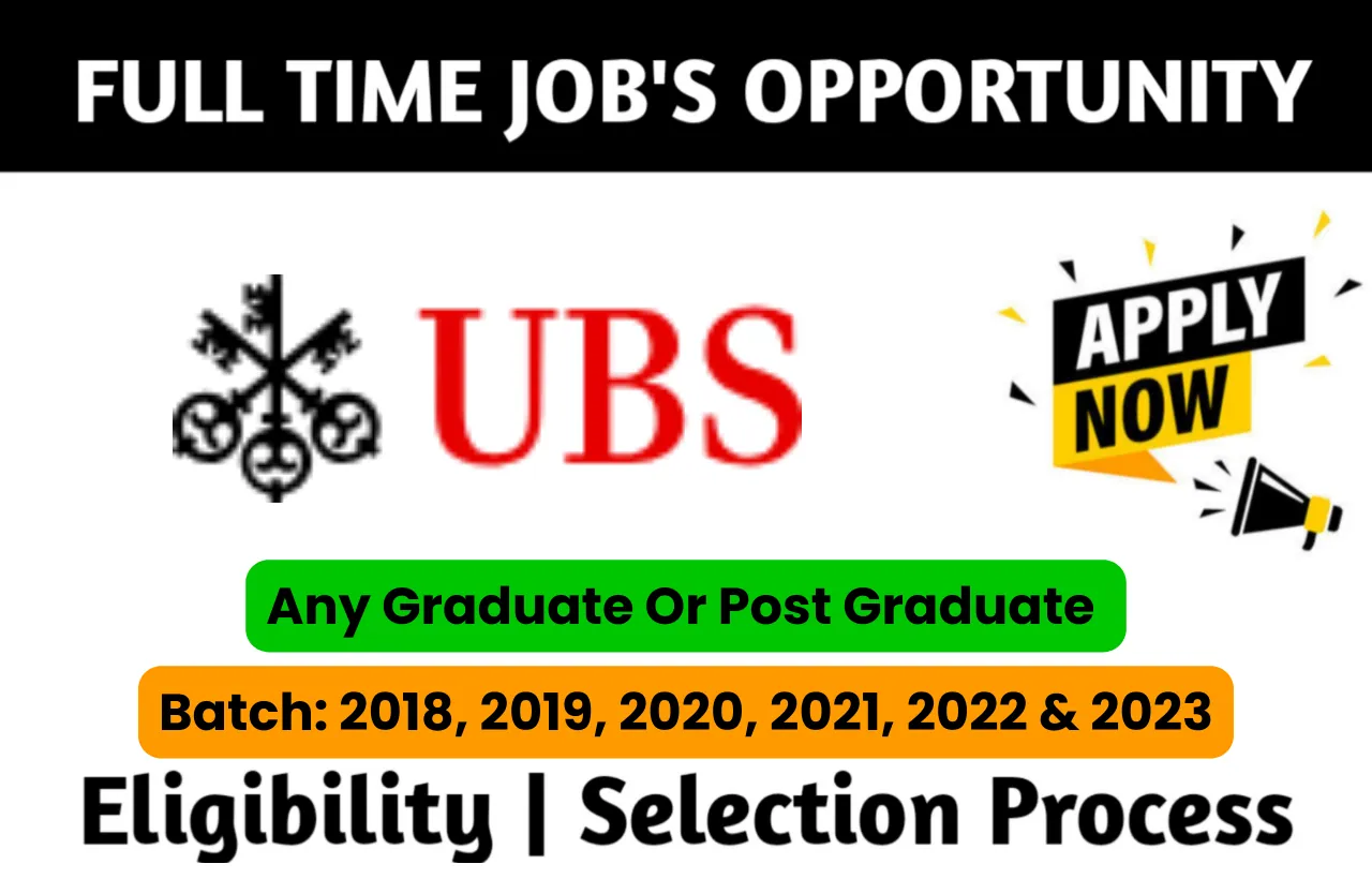 UBS Recruitment Drive 2023