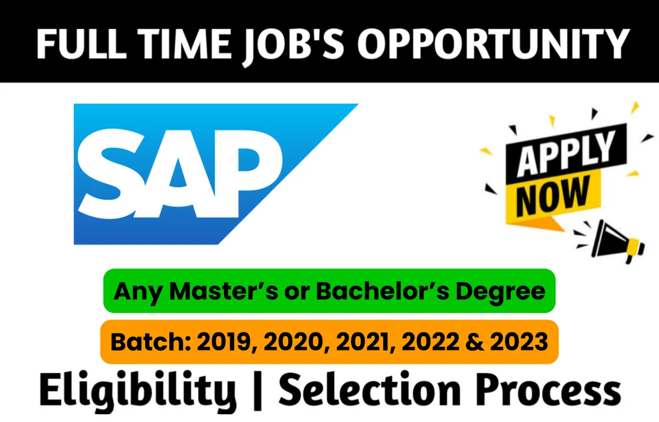 SAP Recruitment Drive 2024