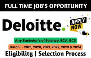Deloitte Recruitment Drive 2024